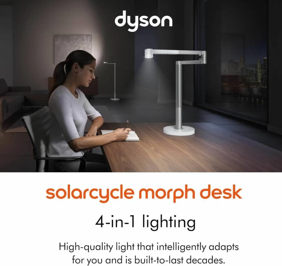 Dyson Solarcycle Morph CD06 LED Desk Light with Adjustable Lighting Modes