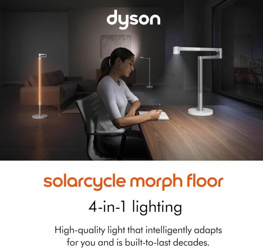 Dyson Solarcycle Morph Floor Lamp CF06 - Adjustable LED Floor Light with Smart Lighting Technology
