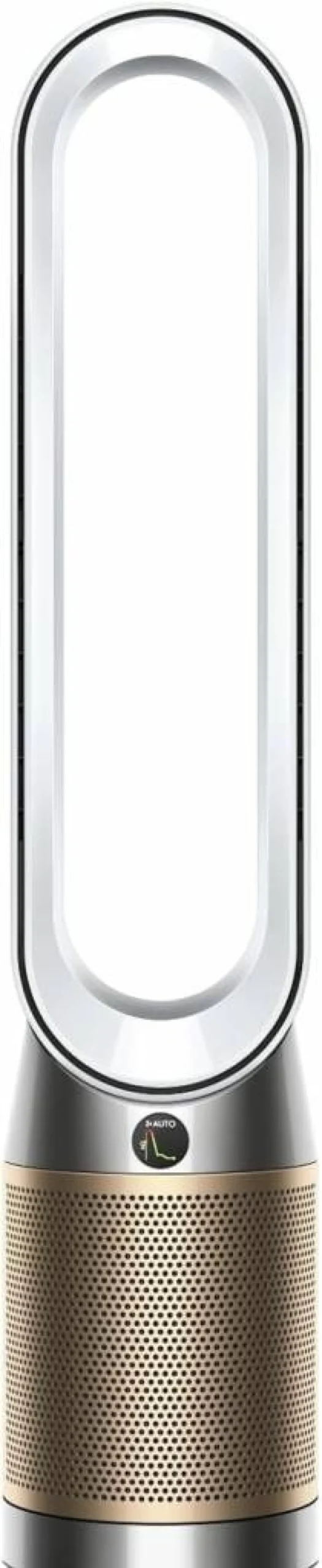 Dyson TP09 Air Purifier and Fan with Formaldehyde Detection, White/Gold, HEPA Cool Tower for Home