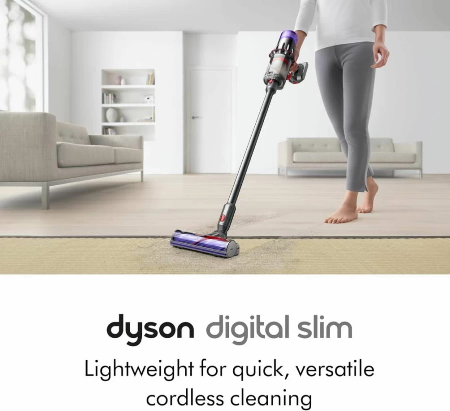Dyson Digital Slim Lightweight Cordless Vacuum Cleaner with Powerful Suction