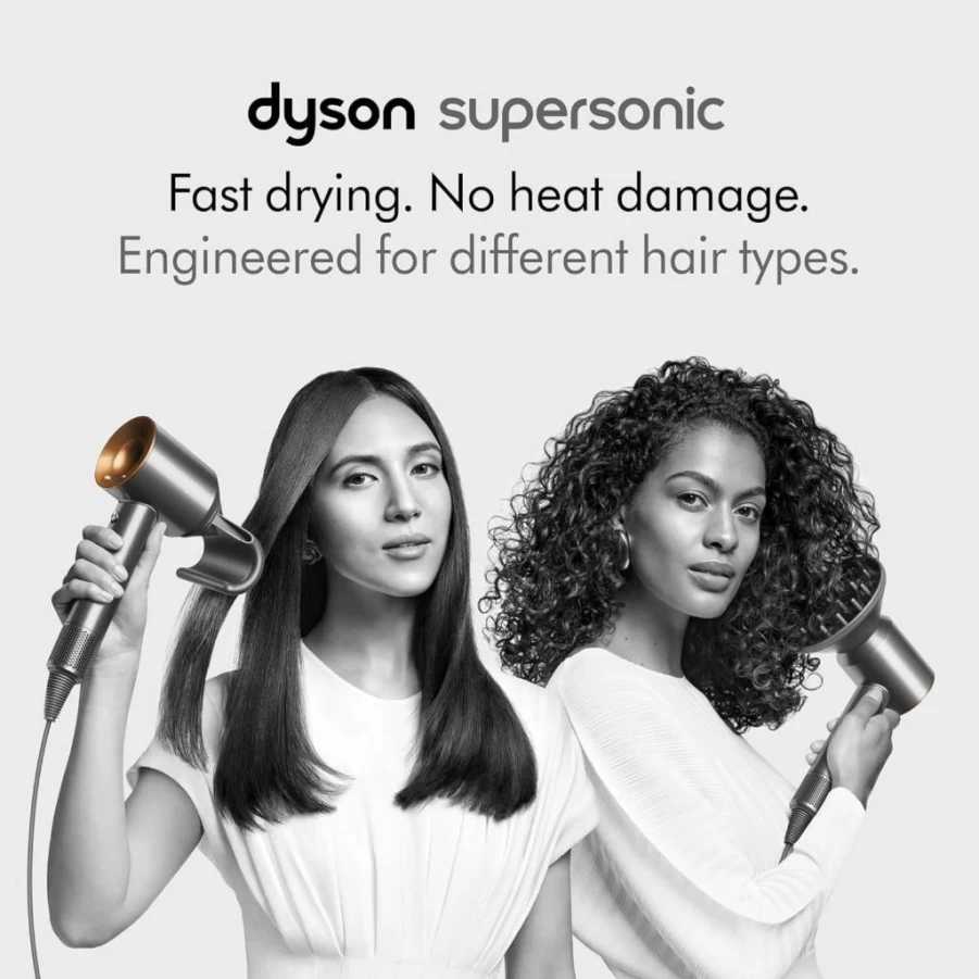 Dyson Supersonic Hair Dryer | Professional Blow Dryer with Fast Drying & Hair Protection