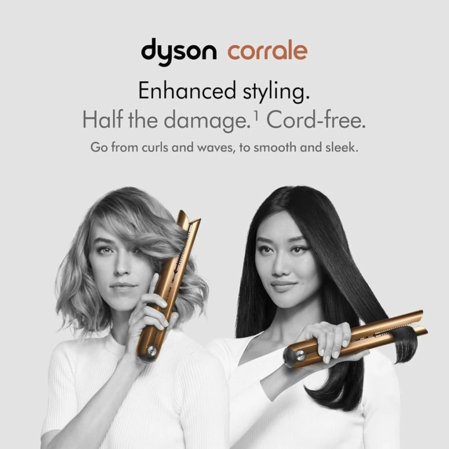 Dyson Corrale Cordless Hair Straightener with Flexing Plates for Frizz-Free Styling