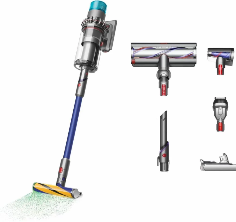 Dyson Gen5 Outsize Cordless Vacuum Cleaner - Extra Large, Nickel/Blue, Powerful Suction, Lightweight & Long Battery Life
