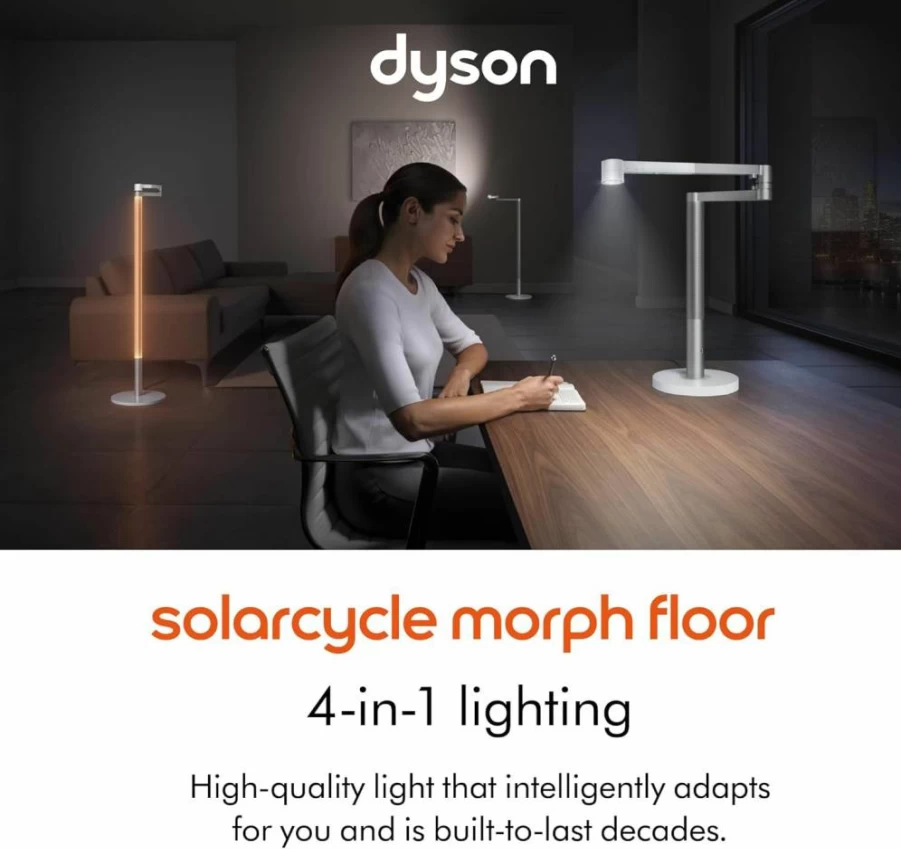 Dyson Solarcycle Morph Floor Lamp CF06 - Adjustable LED Light with Smart Control