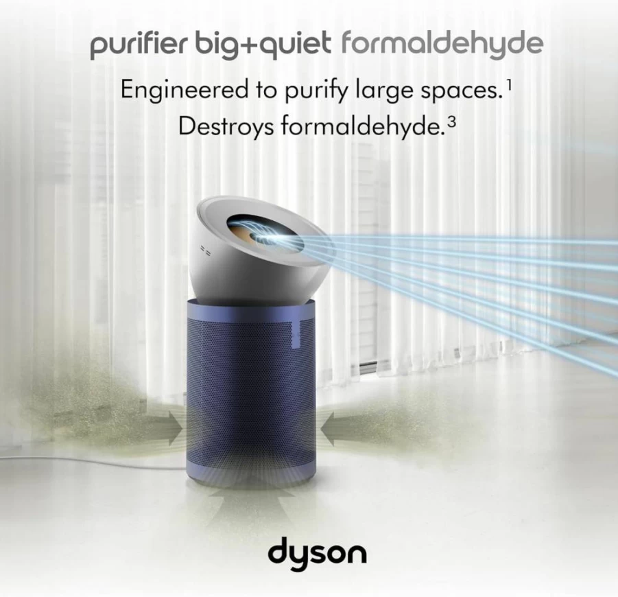 Dyson BP03 Air Purifier for Large Rooms | HEPA + Formaldehyde Removal | Ultra-Quiet & Powerful