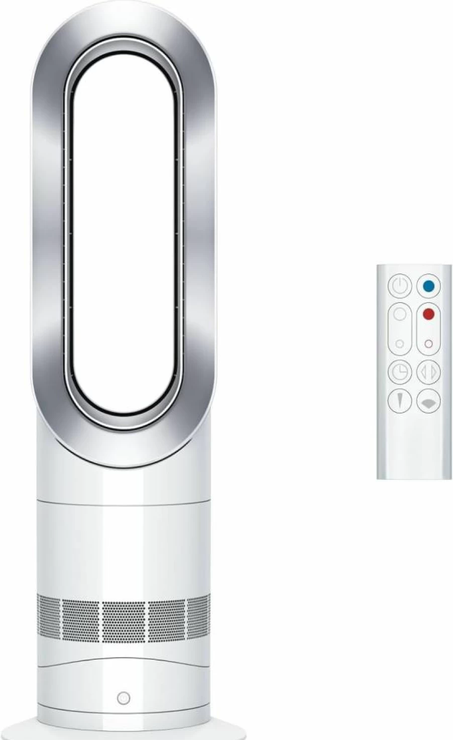 Dyson AM09 Hot + Cool Jet Focus Fan Heater - Dual Function for Year-Round Comfort