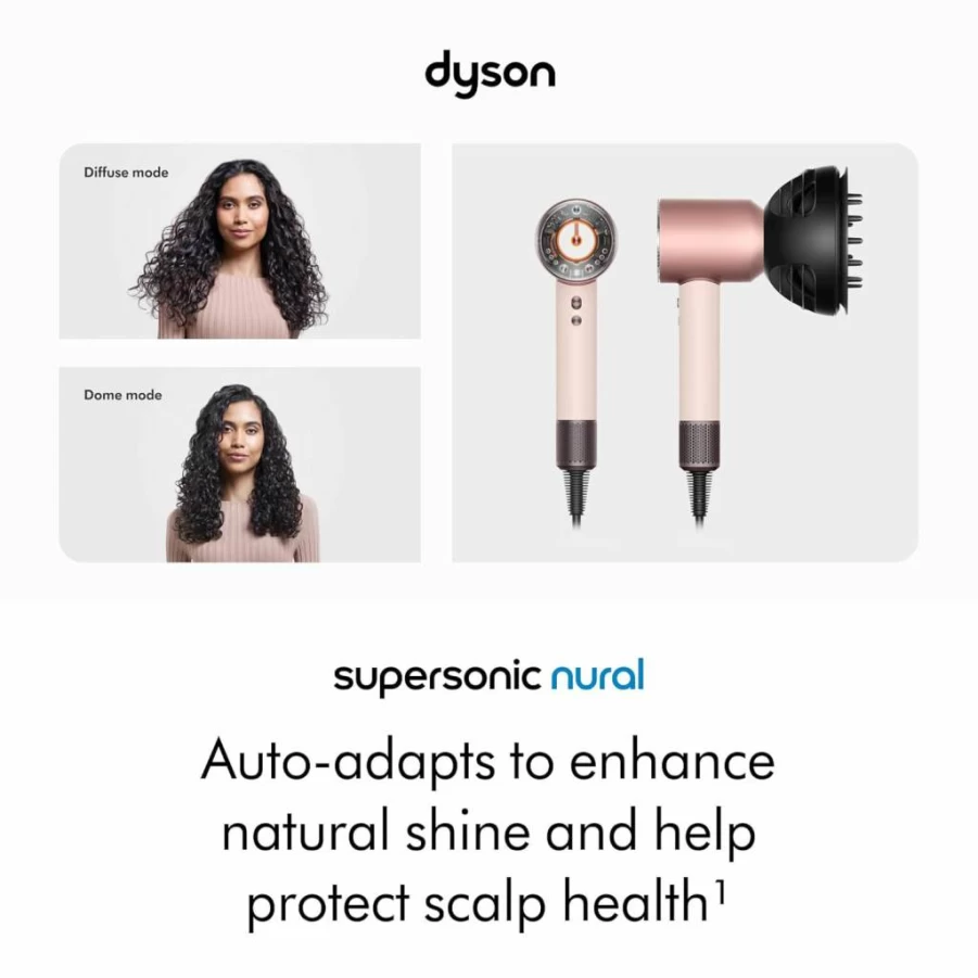 Dyson Supersonic Nural Hair Dryer: Professional Hair Dryer with Advanced Technology for Faster Drying & Hair Care